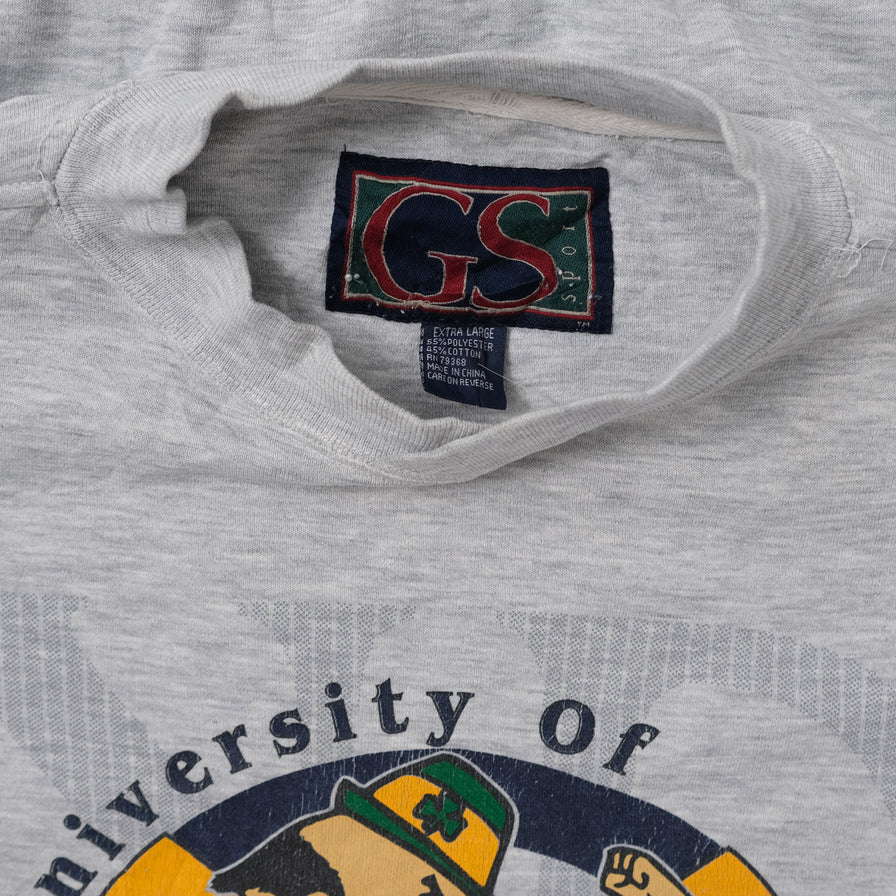 Vintage Notre Dame Sweater XLarge