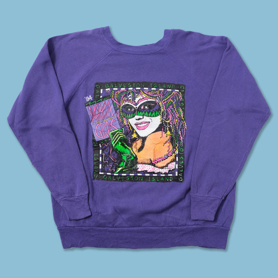 Vintage 1994 Mardi Gras Sweater Large