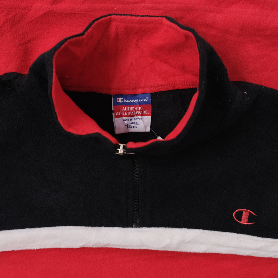 Vintage Champion Q-Zip Fleece XSmall