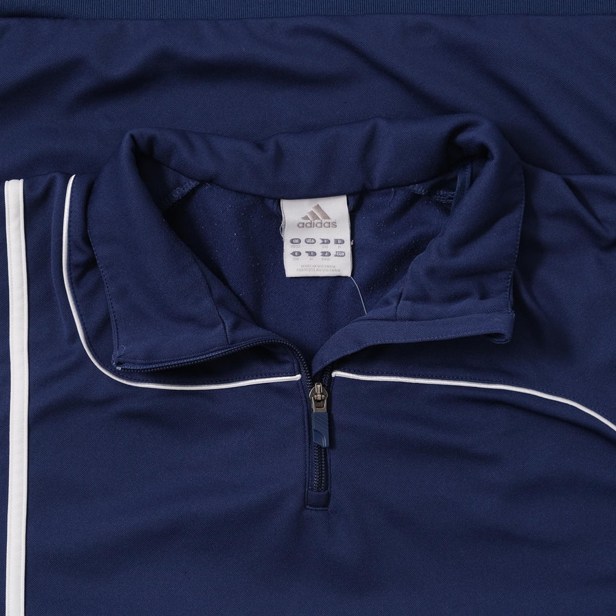 Vintage adidas Q-Zip Sweater XLarge 