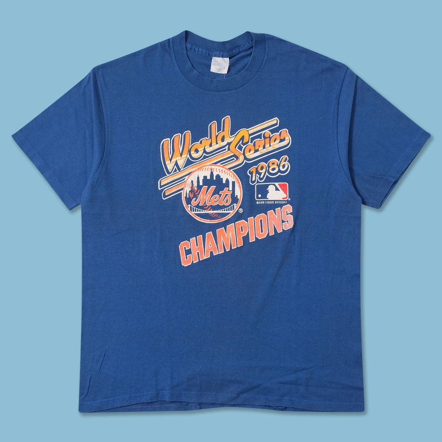 1986 New York Mets Champions T-Shirt Large 
