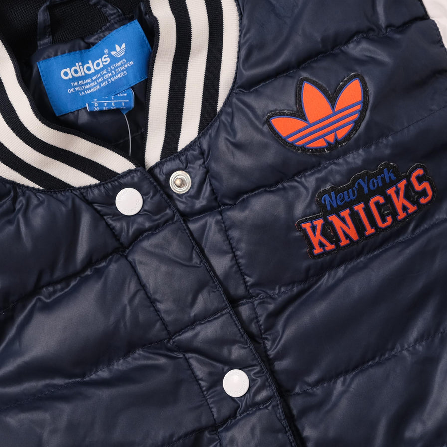 vlees reservering prins Women's adidas NY Knicks Padded College Jacket Small | Double Double Vintage