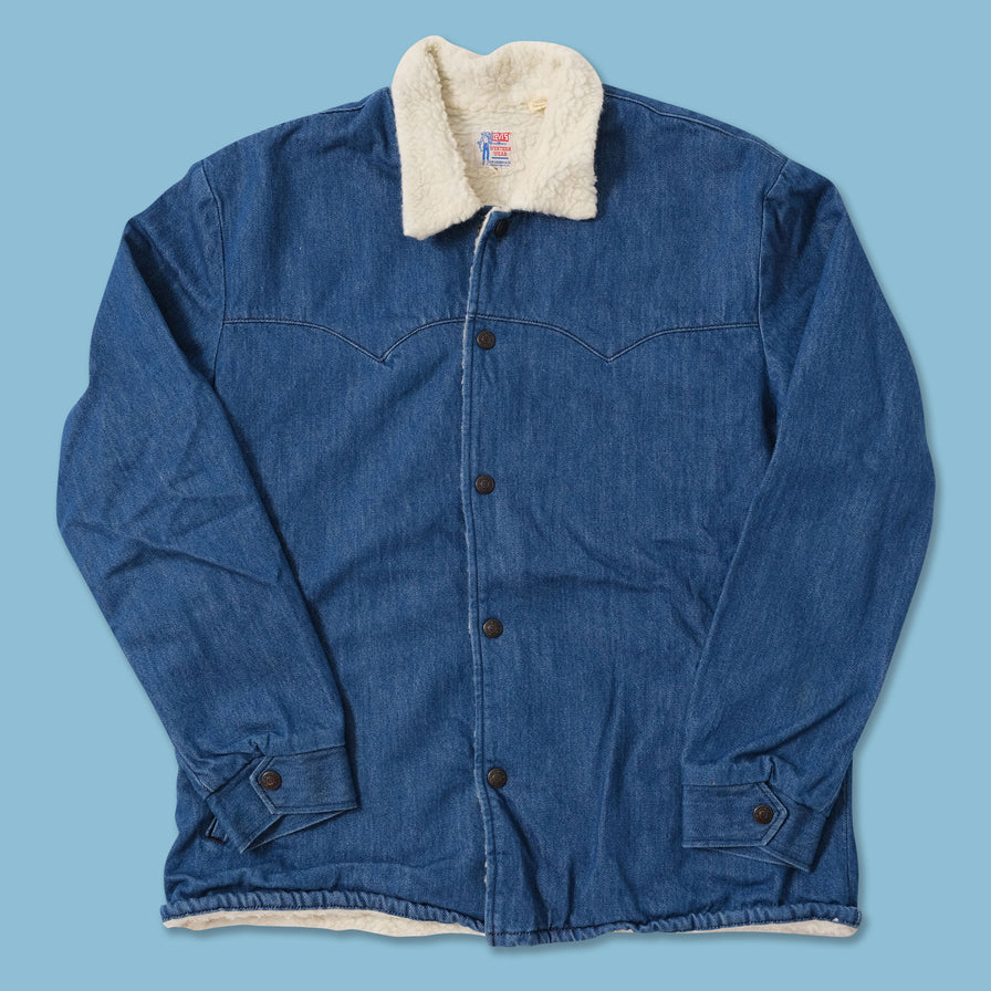 Vintage Levis Padded Denim Jacket Medium 