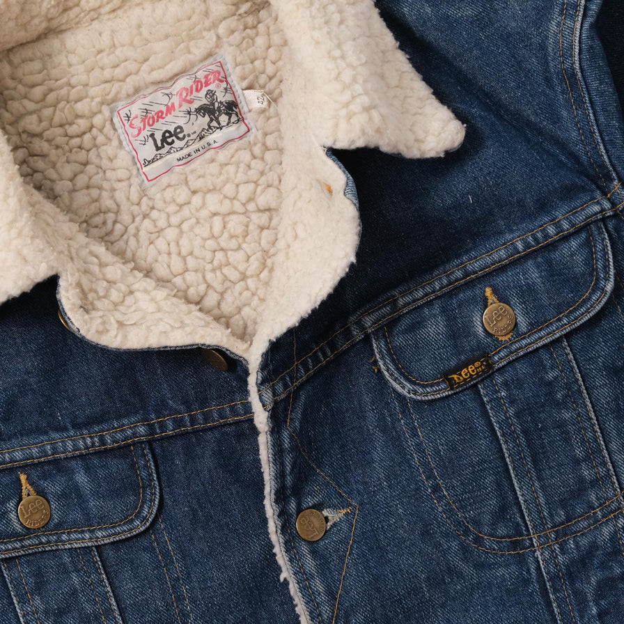 Vintage Lee Storm Rider Denim Jacket Medium 