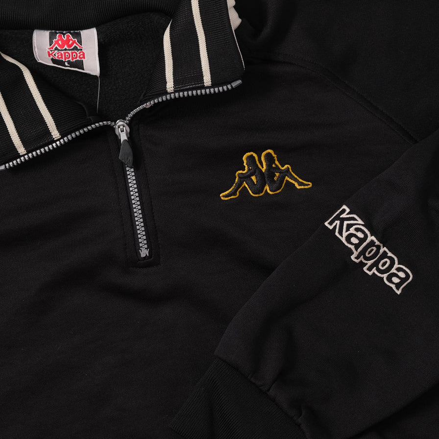 Vintage Kappa Q-Zip Sweater Large 