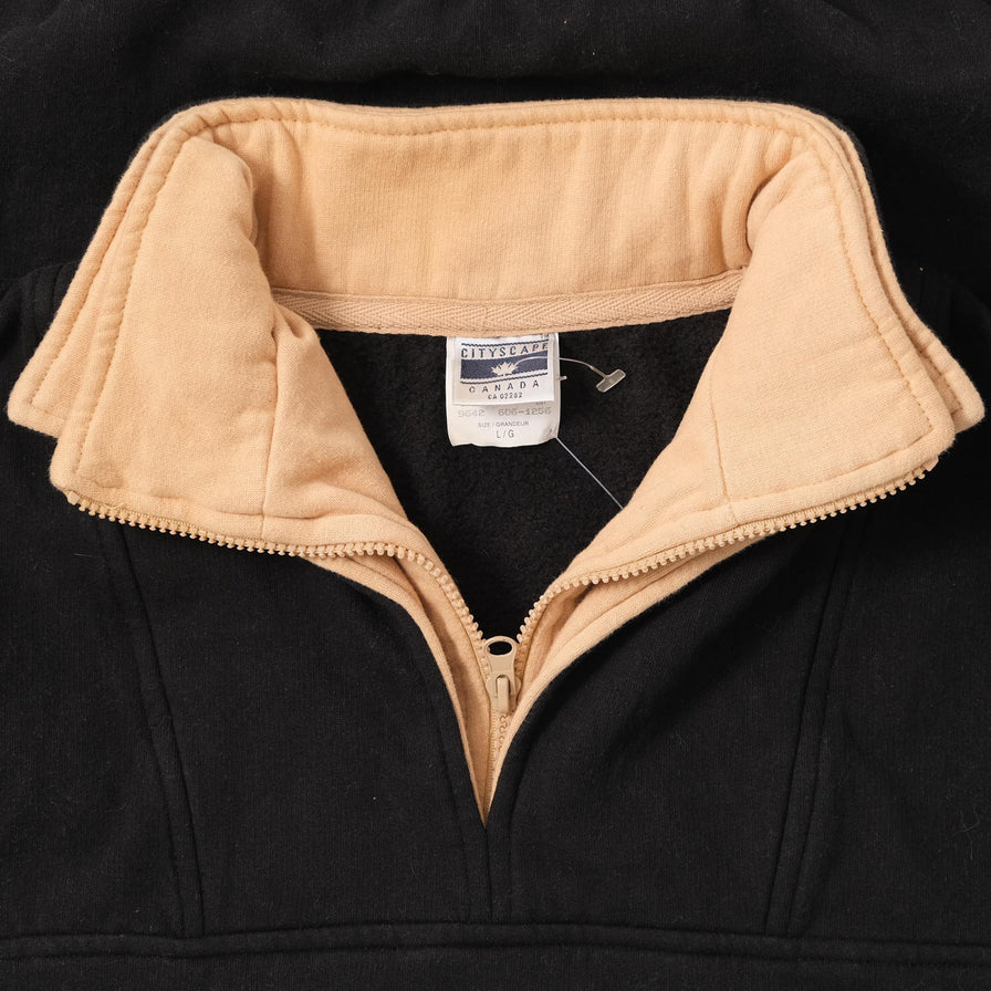 Vintage Canada Halfzip Sweater XLarge 
