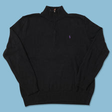Polo Ralph Lauren Q-Zip Knit Sweater Large 