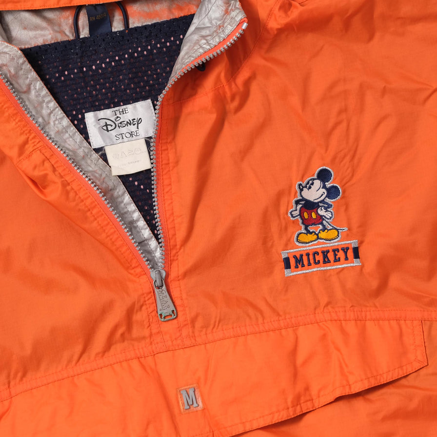 Vintage Mickey Mouse Halfzip Windbreaker XXLarge 