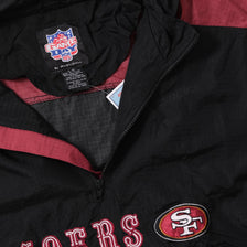 Vintage San Francisco 49ers Halfzip Windbreaker Large 