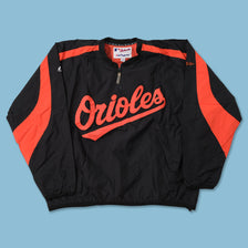 Vintage Baltimore Orioles Q-Zip Windbreaker XLarge 