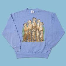 Vintage Meerkat Sweater Medium 