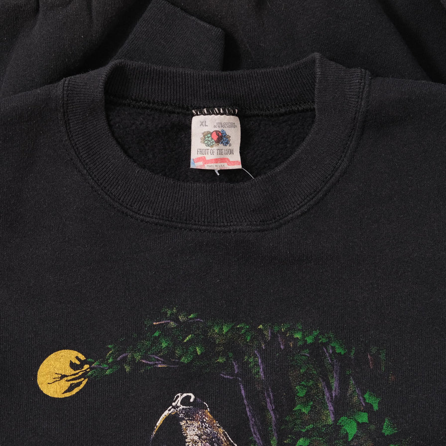 Vintage Wolf Sweater Large 