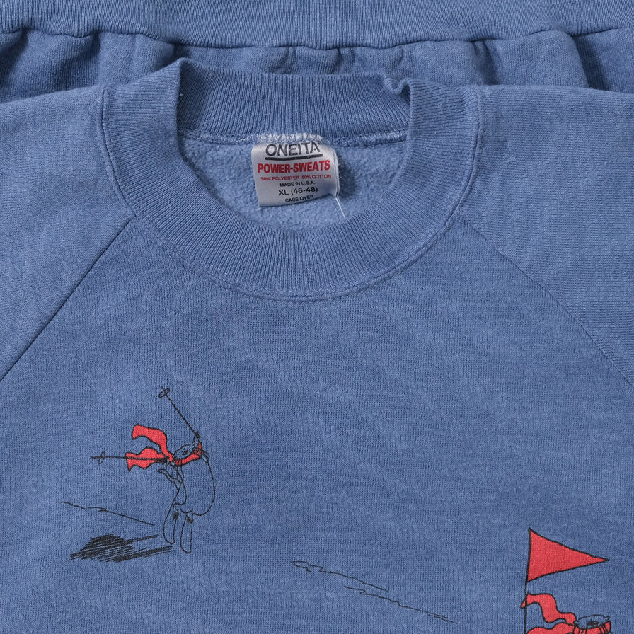 Vintage Ski Sweater Large 