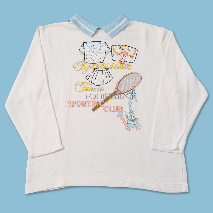 Vintage Tennis Women's Sweater Medium 