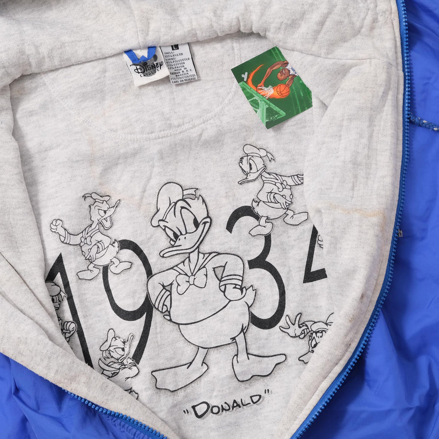 Vintage Donald Duck Light Padded Jacket Large 