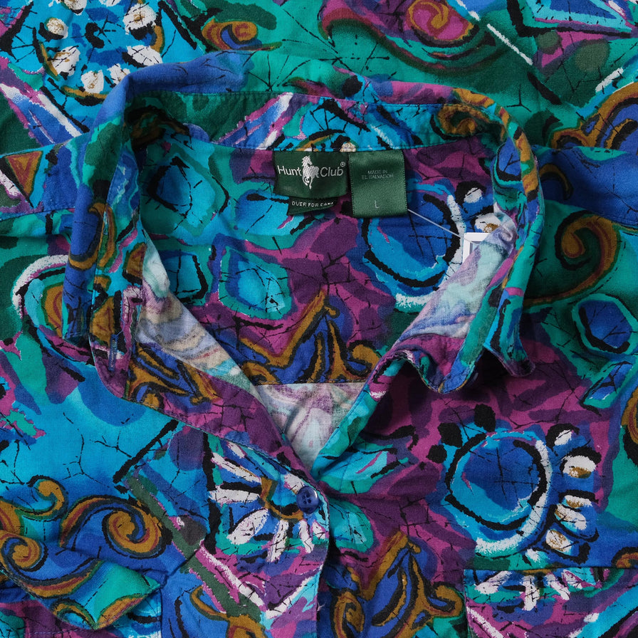 Vintage Pattern Shirt Large 