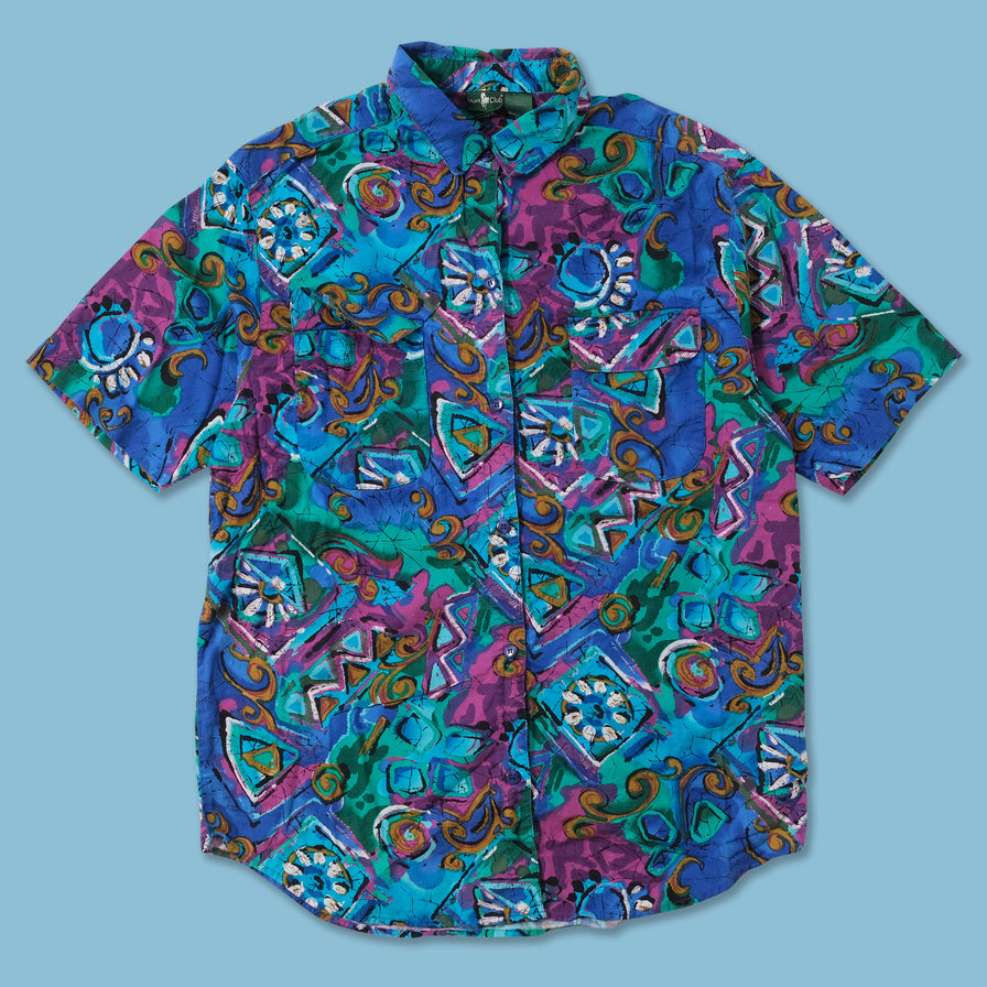 Vintage Pattern Shirt Large 