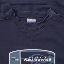 Vintage Reebok Seattle Seahawks Sweater Large 