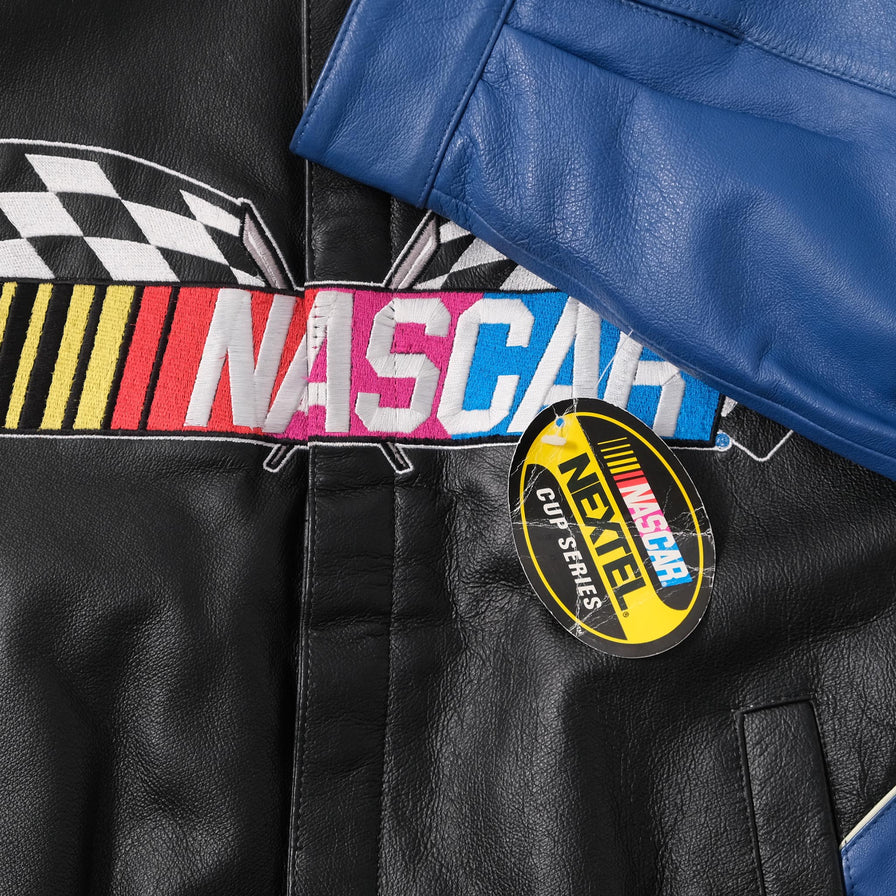 Vintage DS Nascar Leather Jacket Small 