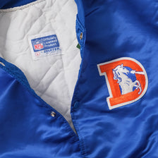 Vintage Starter Denver Broncos Satin College Jacket Large 