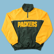 Vintage Greenbay Packers Windbreaker Large 