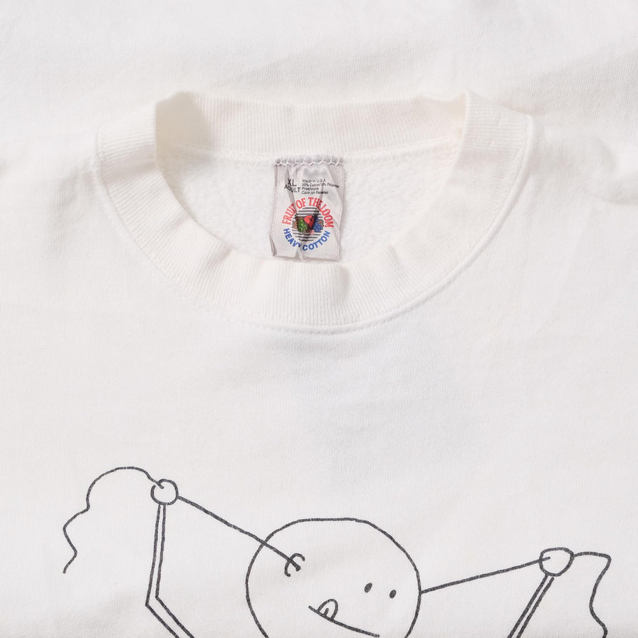 Vintage Mental Floss Sweater XLarge 