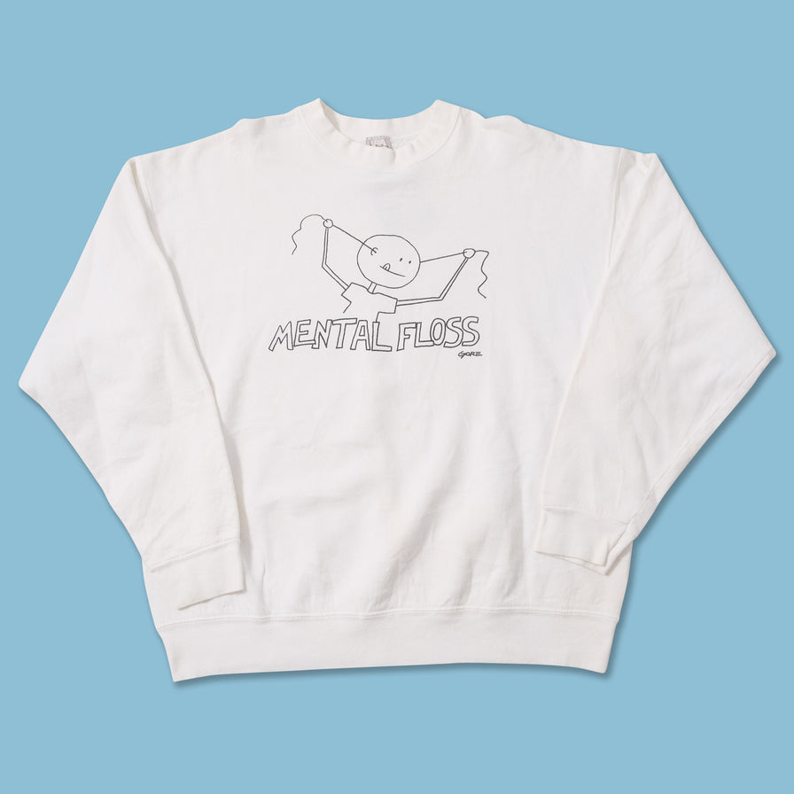 Vintage Mental Floss Sweater XLarge 