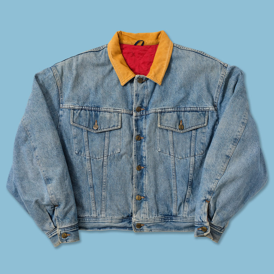Vintage Padded Denim Jacket Medium 