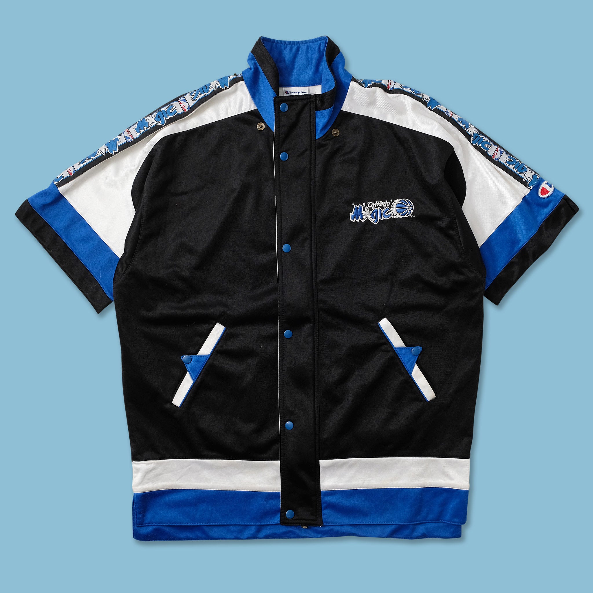 Vintage Champion Orlando Magic Warm Up Jacket Medium Double