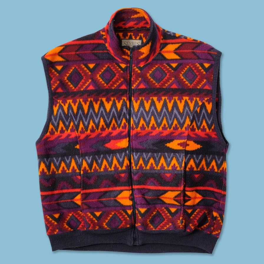 Vintage Fleece Vest Medium 