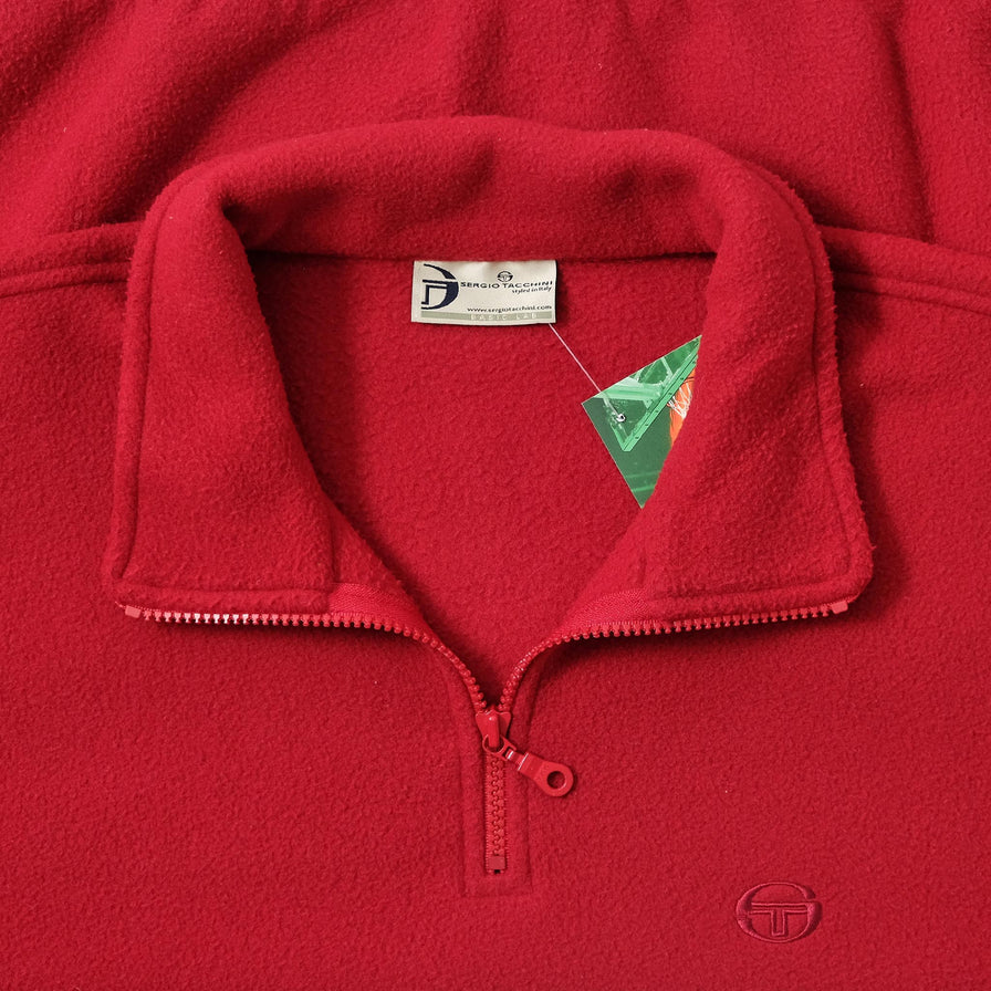 Vintage Sergio Tacchini Q-Zip Fleece Medium 