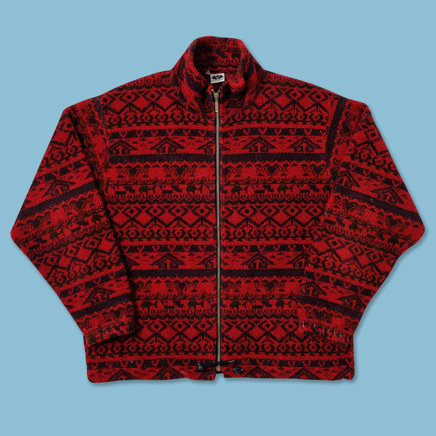 Vintage Deep Pile Fleece Jacket XLarge 