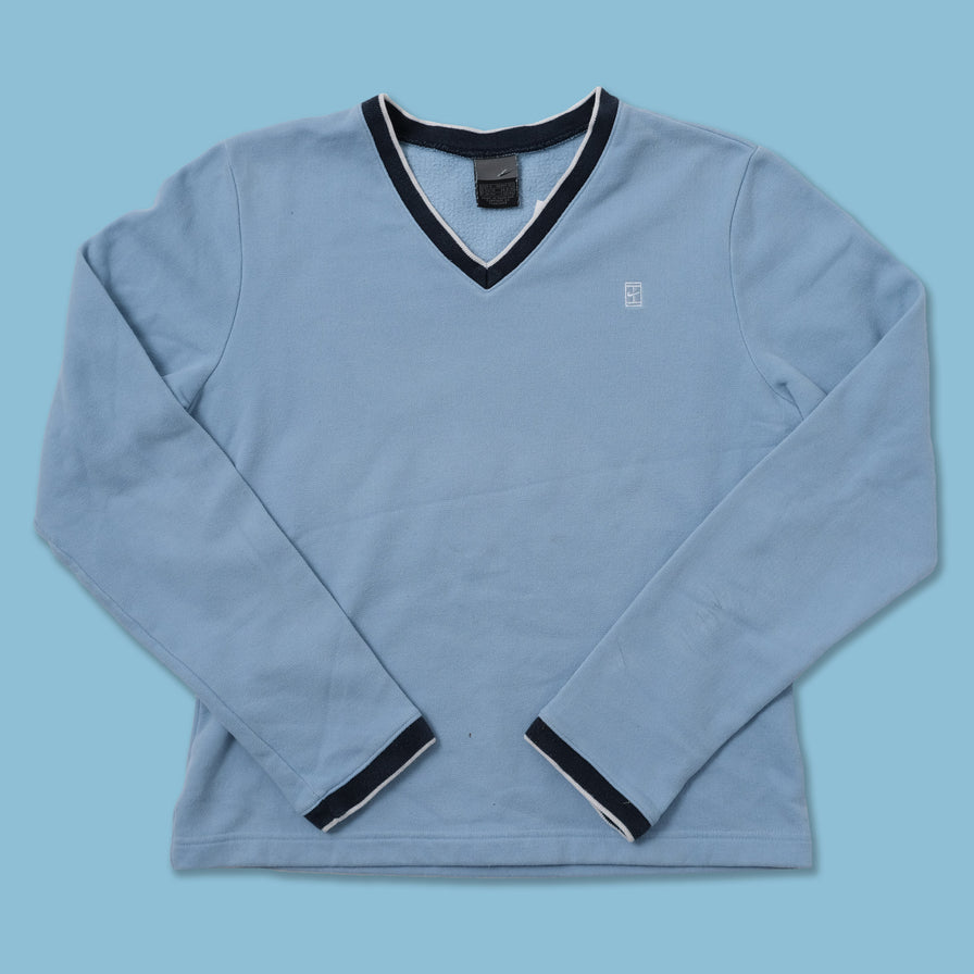 Vintage Nike Women's V-Neck Sweater XSmall