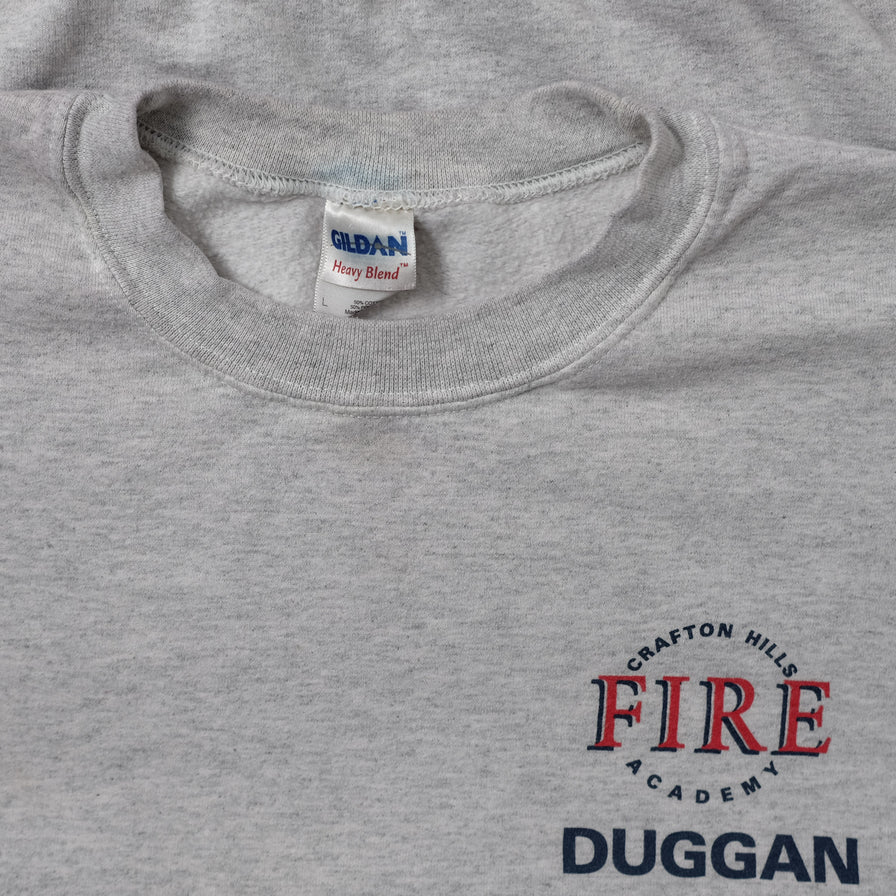 Vintage Firefighter Sweater Large