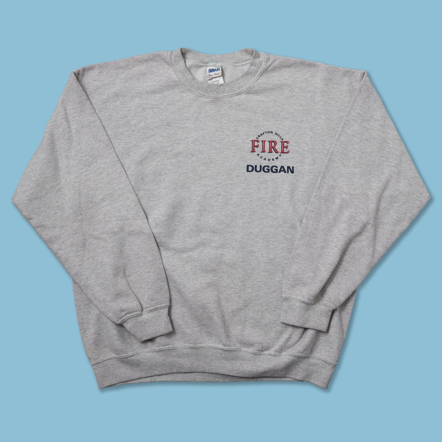 Vintage Firefighter Sweater Large