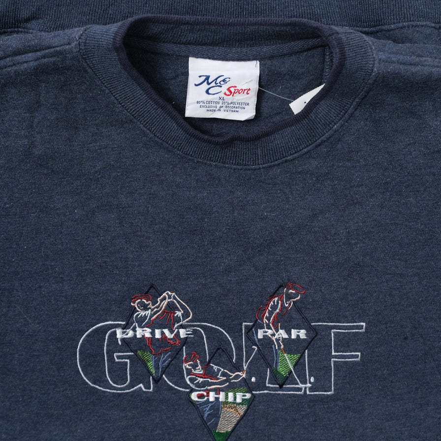 Vintage Golf Sweater XLarge