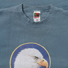 Vintage Bald Eagle Sweater XLarge