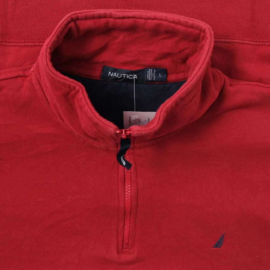 Vintage Nautica Q-Zip Sweater Large
