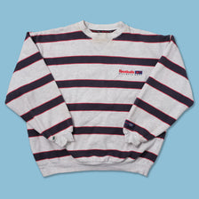 Vintage Reebok Striped Sweater Medium