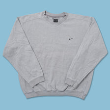 Vintage Nike V-Neck Mini Swoosh Sweater Large