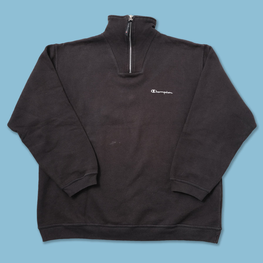 Vintage Champion Q-Zip Sweater XLarge
