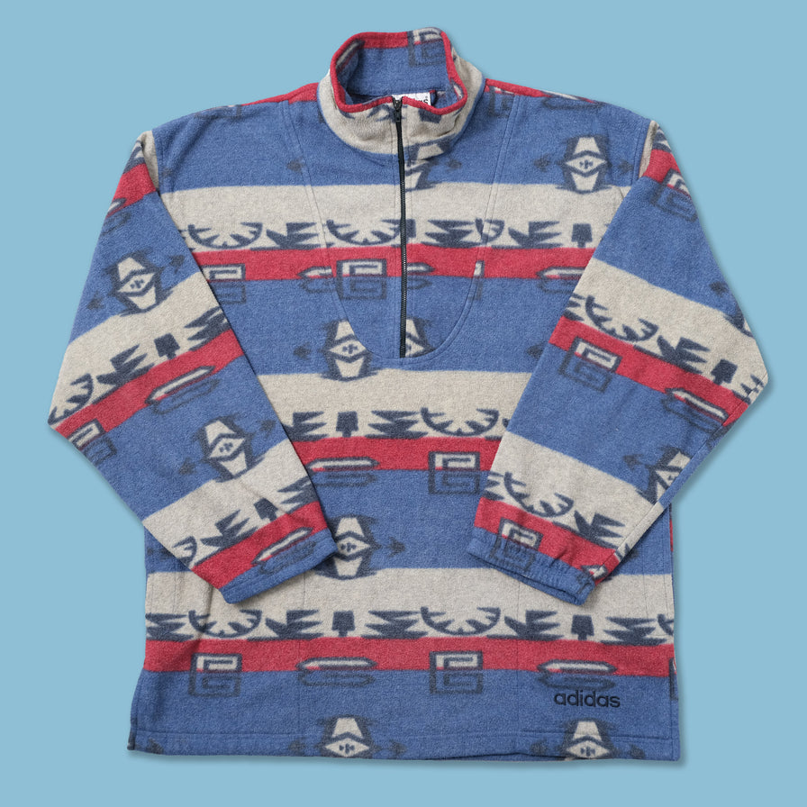 Vintage adidas Half Zip Fleece XLarge