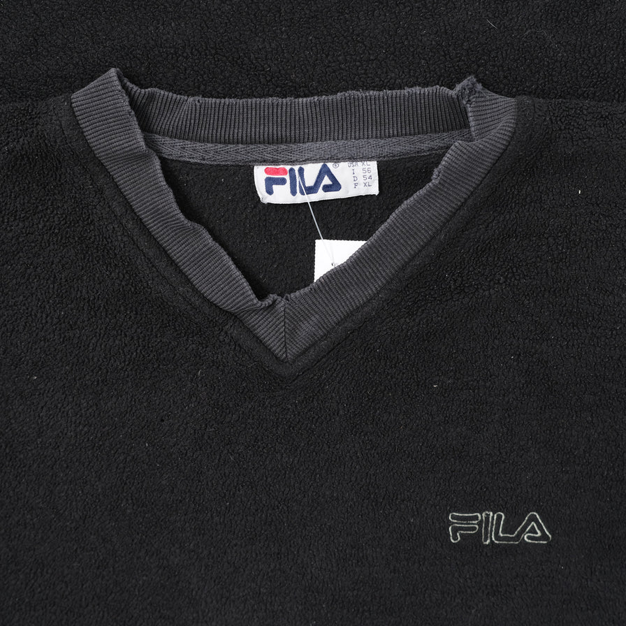 Vintage Fila V-Neck Fleece XLarge