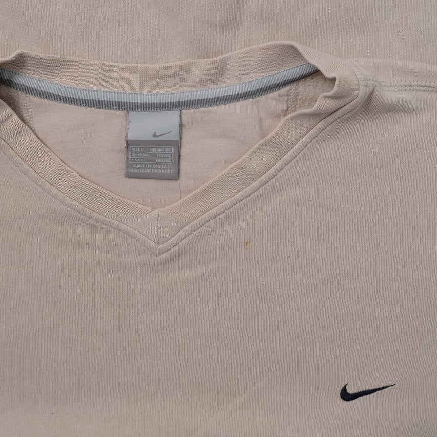 Vintage Nike V-Neck Sweater Large