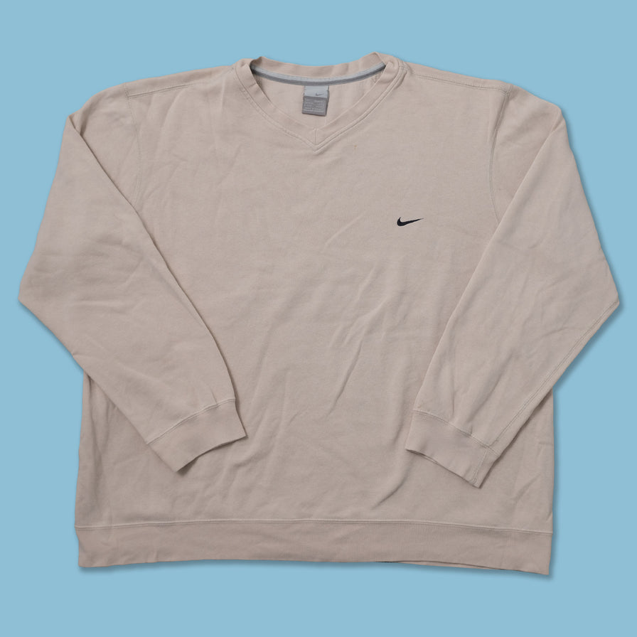 Vintage Nike V-Neck Sweater Large