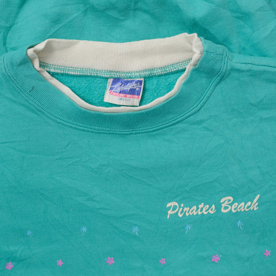 Vintage Pirates Beach Sweater XLarge