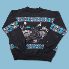 Vintage 1990 Animal Sweater Small / Medium