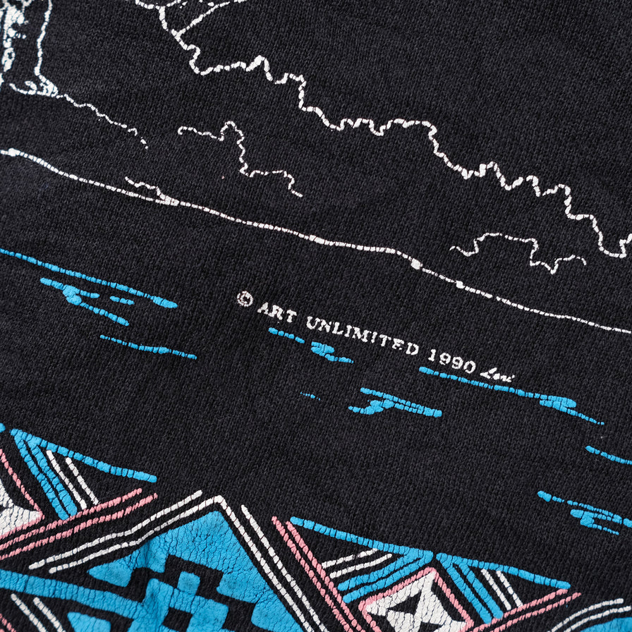 Vintage 1990 Animal Sweater Small / Medium