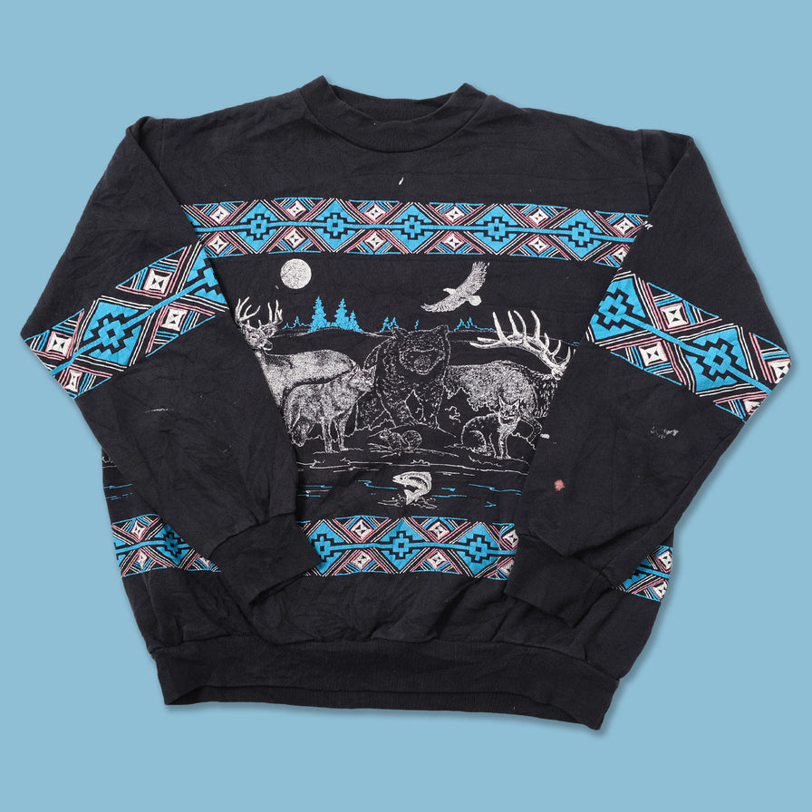 Vintage 1990 Animal Sweater Small / Medium
