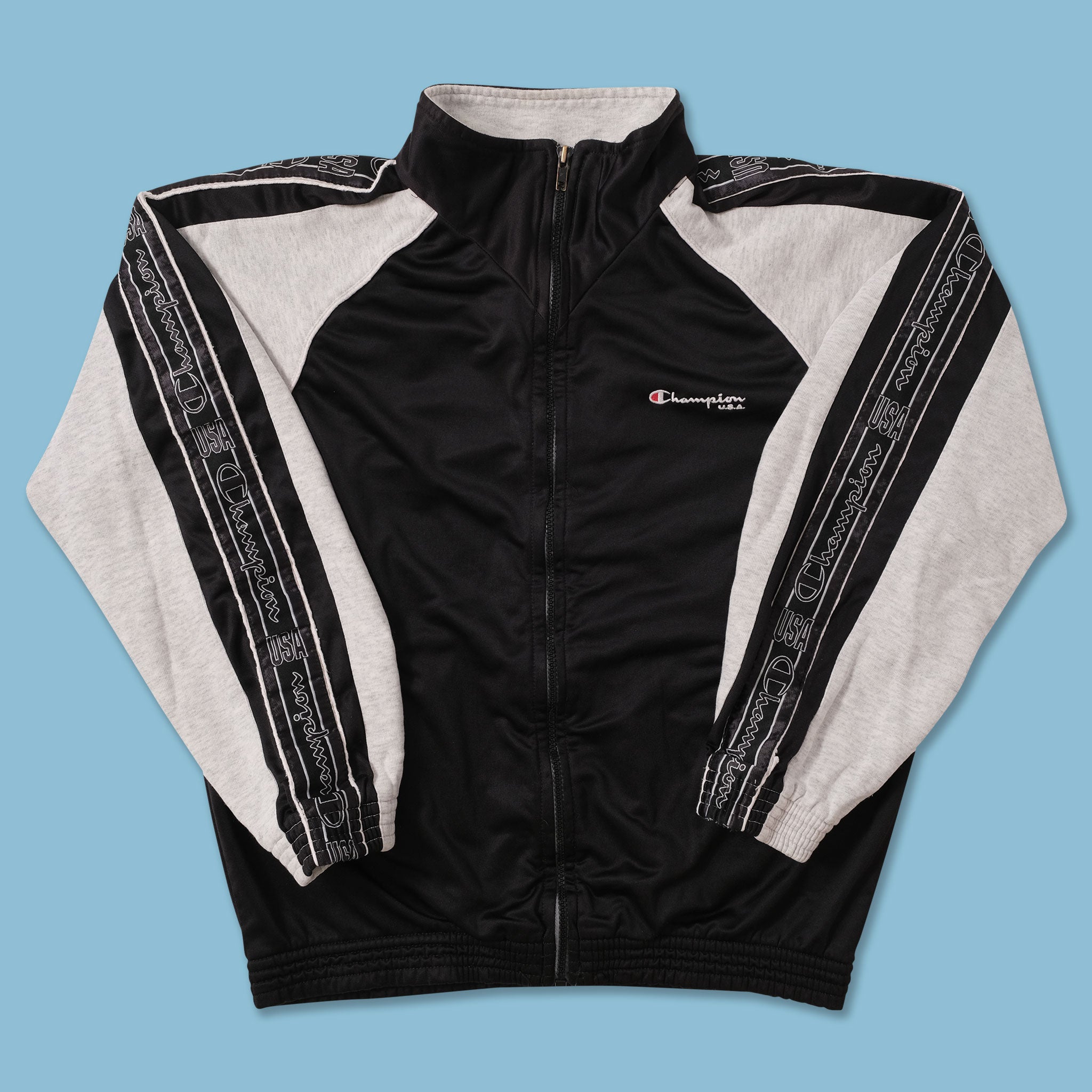 Vintage Champion USA Track Jacket Medium | Double Double Vintage
